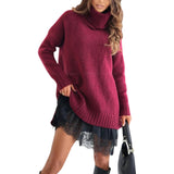 YOLANDA™ - CONJUNTO DE VESTIDO DE MALHA COZY E ELEGANTE