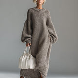 SARA™ - VESTIDO TRICOTADO MAXI