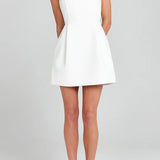 CINDY™ – VESTIDO MINI FEMININO COM APLICAÇÕES FLORAIS