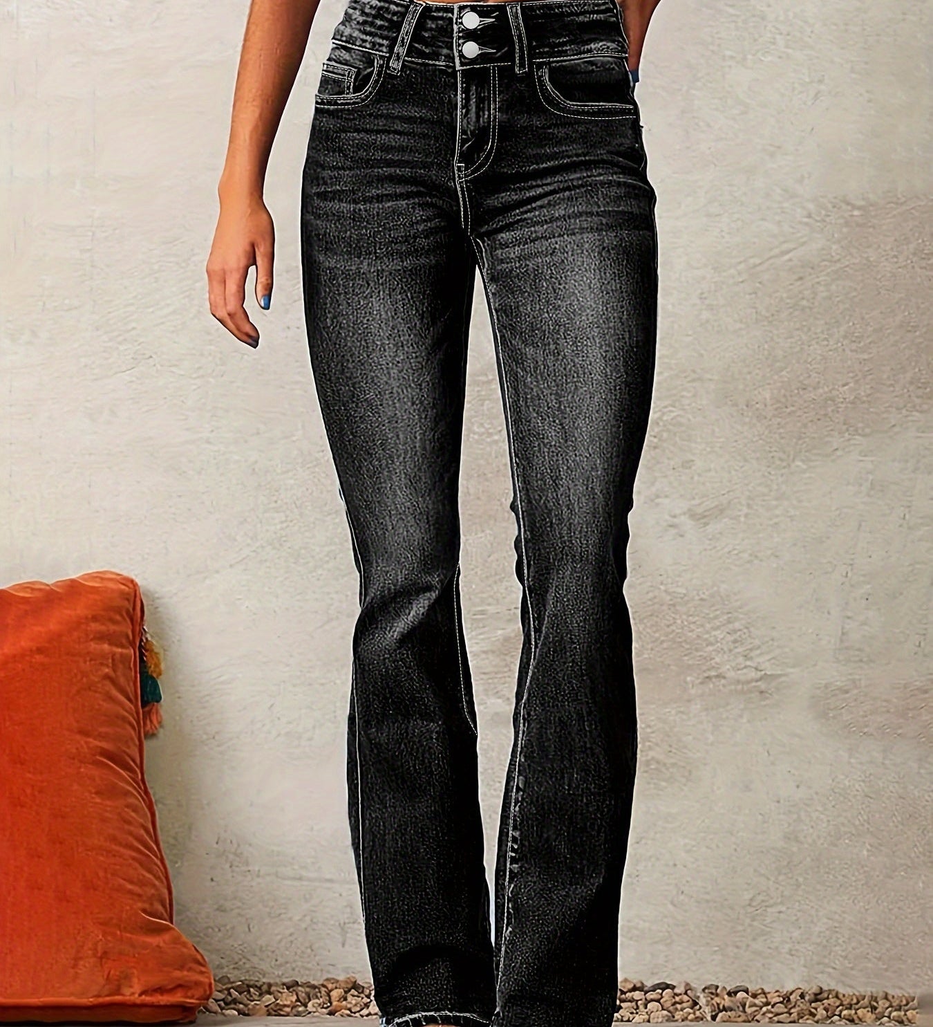 AYA™ – JEANS DE CINTURA ALTA DE CORTE AMPLO