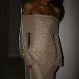 STELLA™ – VESTIDO DE LANTEJOULAS CINTILANTE COM BRILHO IRRESISTÍVEL