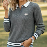 SAFIRA™ – CAMISOLA COM GOLA CONTRASTANTE