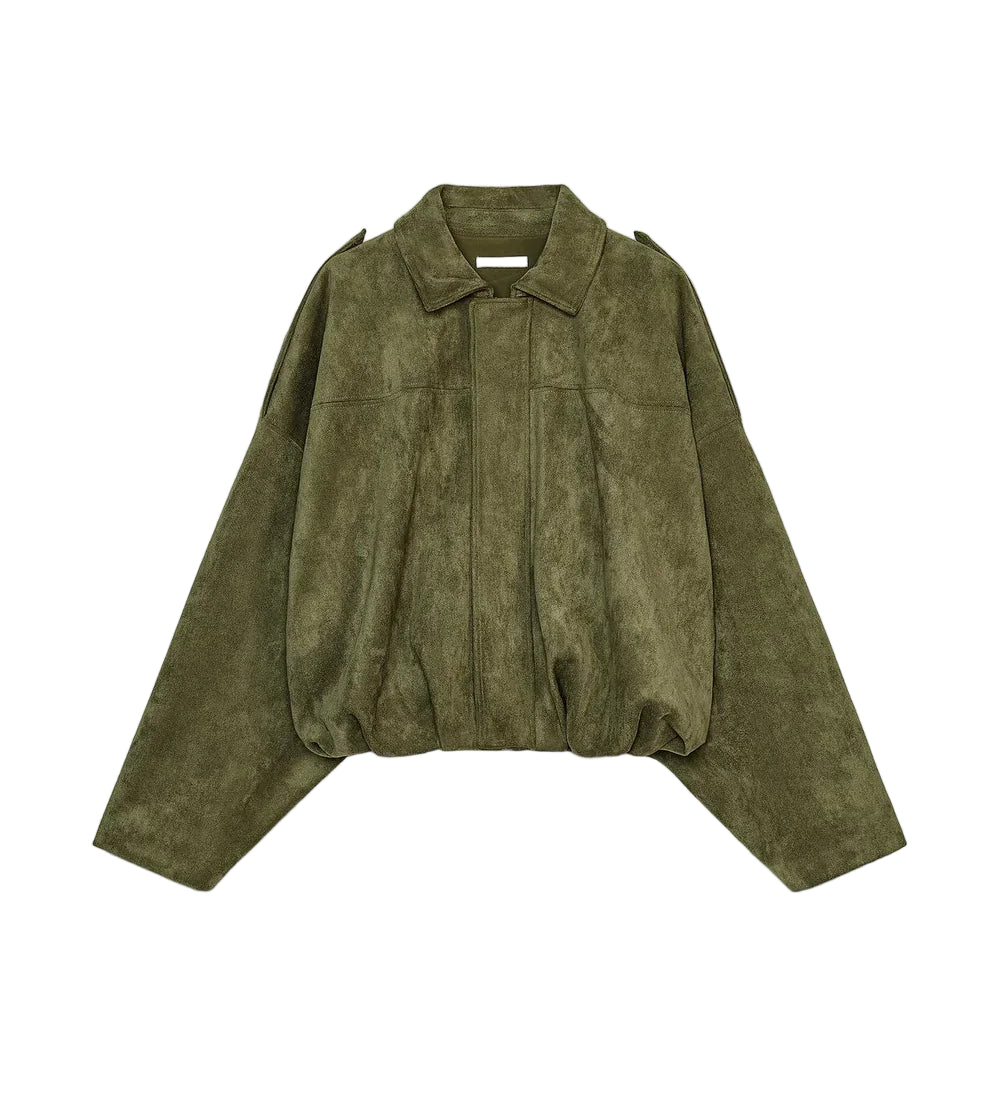 EMA™ – CASACO EM CAMURÇA SINTÉTICA OVERSIZED