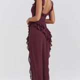 LAURA™ – VESTIDO MAXI ELEGANTE COM SILHUETA FLUIDA