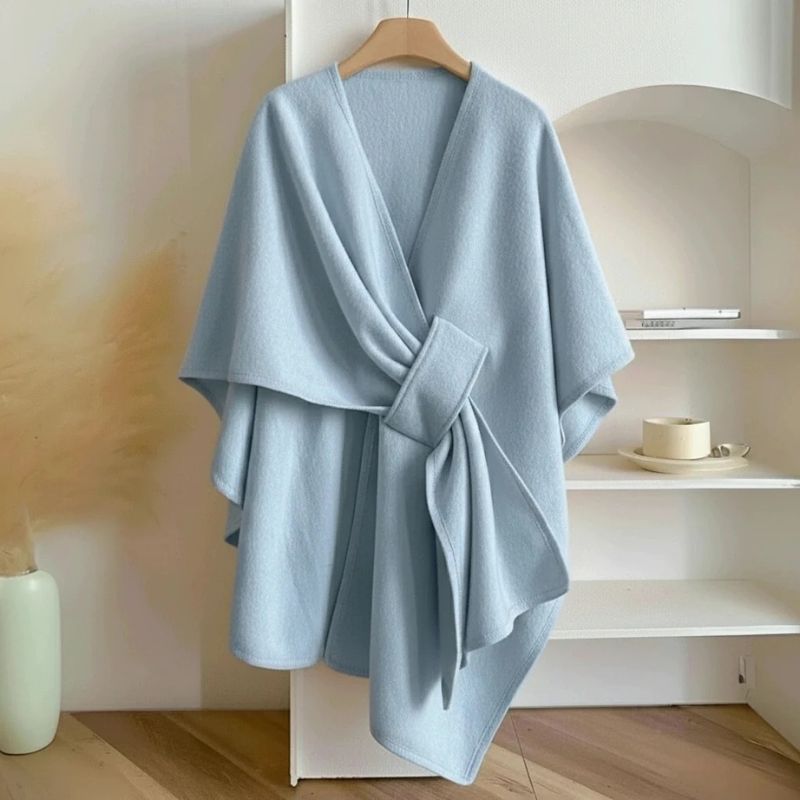 ANA™ - XALE DRAPEADO EM POLAR DE LUXO