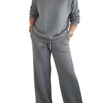 Cozy Sparkle Knit Top and Drawstring Pants Set (Buy 2 Free Shipping)