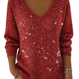 ALICE™ - CAMISOLA FESTIVA DE DECOTE EM V