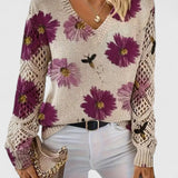 KATE™ – CAMISOLA ELEGANTE COM PADRÃO FLORAL