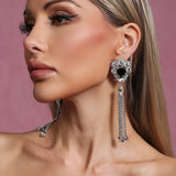 RAFAELA™ – BRINCOS PRETOS EM FORMA DE CORAÇÃO