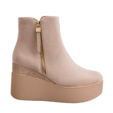 MARGHERITA™ – BOTINS FEMININOS COM PLATAFORMA E BRILHANTES