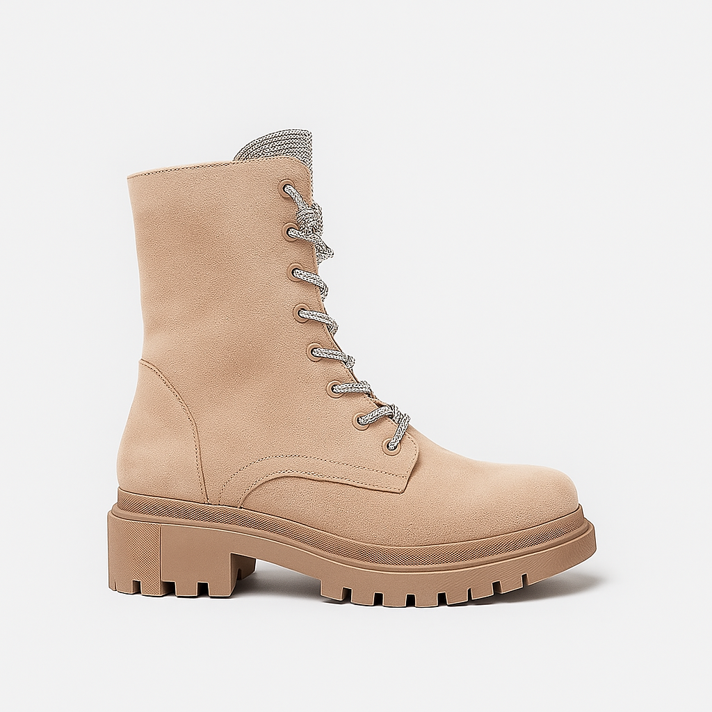 MARA™ – BOTINS ESTILO COMBAT COM ATACADORES