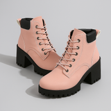 VALENTINA™ – BOTINS FEMININOS RETRÔ COM SALTO BLOCO