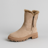 TEMA™ – BOTAS DE INVERNO EM CAMURÇA COM FORRO DE PELO