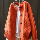 BÁRBARA™ – CARDIGAN DE MALHA TRANÇADA