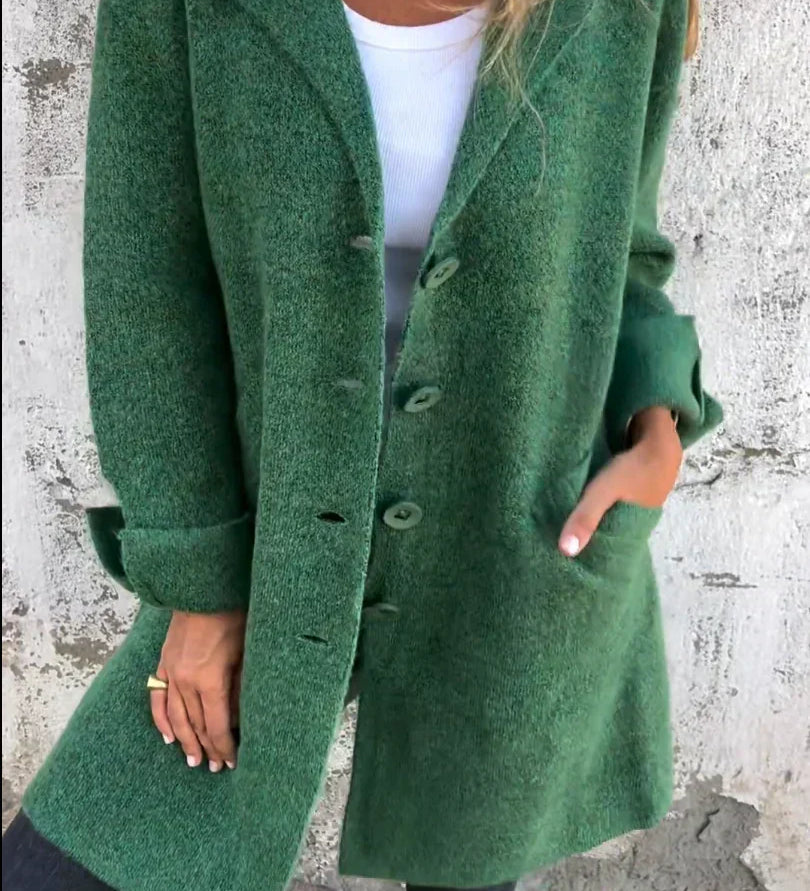 ELORA™ – SOBRETUDO LONGO CASUAL EM TECIDO LEVE