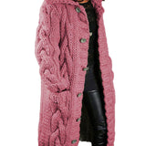 HELENA™ – CARDIGAN DE MALHA LONGO E GROSSO