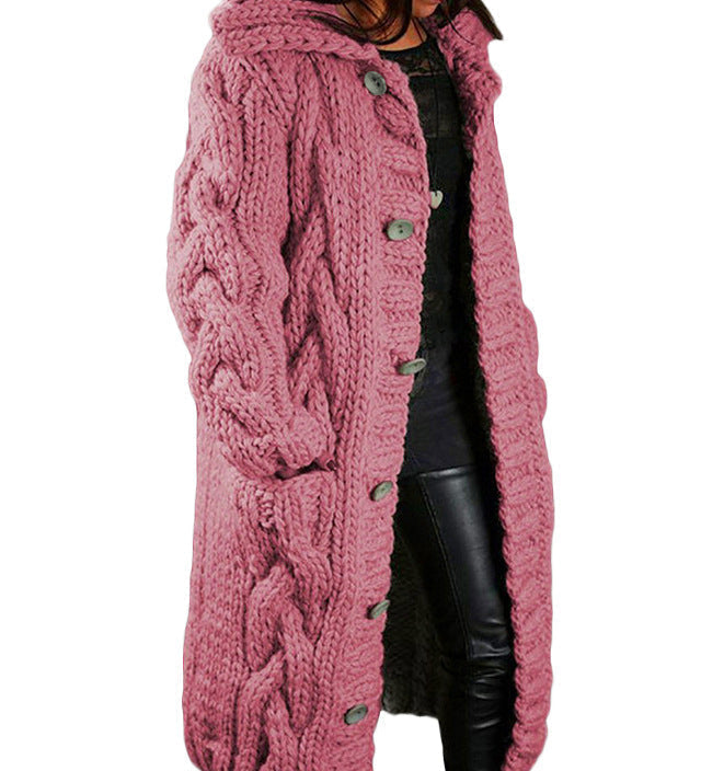 HELENA™ – CARDIGAN DE MALHA LONGO E GROSSO