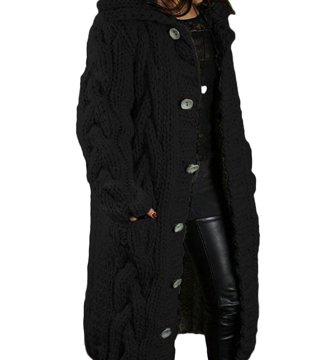 HELENA™ – CARDIGAN DE MALHA LONGO E GROSSO