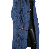 HELENA™ – CARDIGAN DE MALHA LONGO E GROSSO