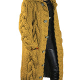 HELENA™ – CARDIGAN DE MALHA LONGO E GROSSO