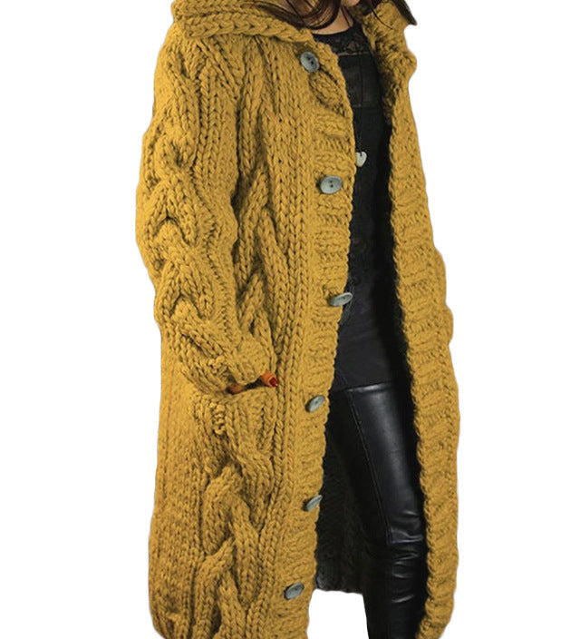 HELENA™ – CARDIGAN DE MALHA LONGO E GROSSO