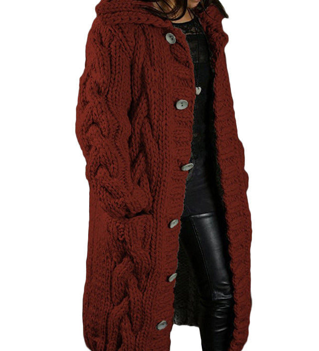 HELENA™ – CARDIGAN DE MALHA LONGO E GROSSO