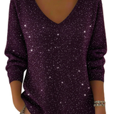 ALICE™ - CAMISOLA FESTIVA DE DECOTE EM V