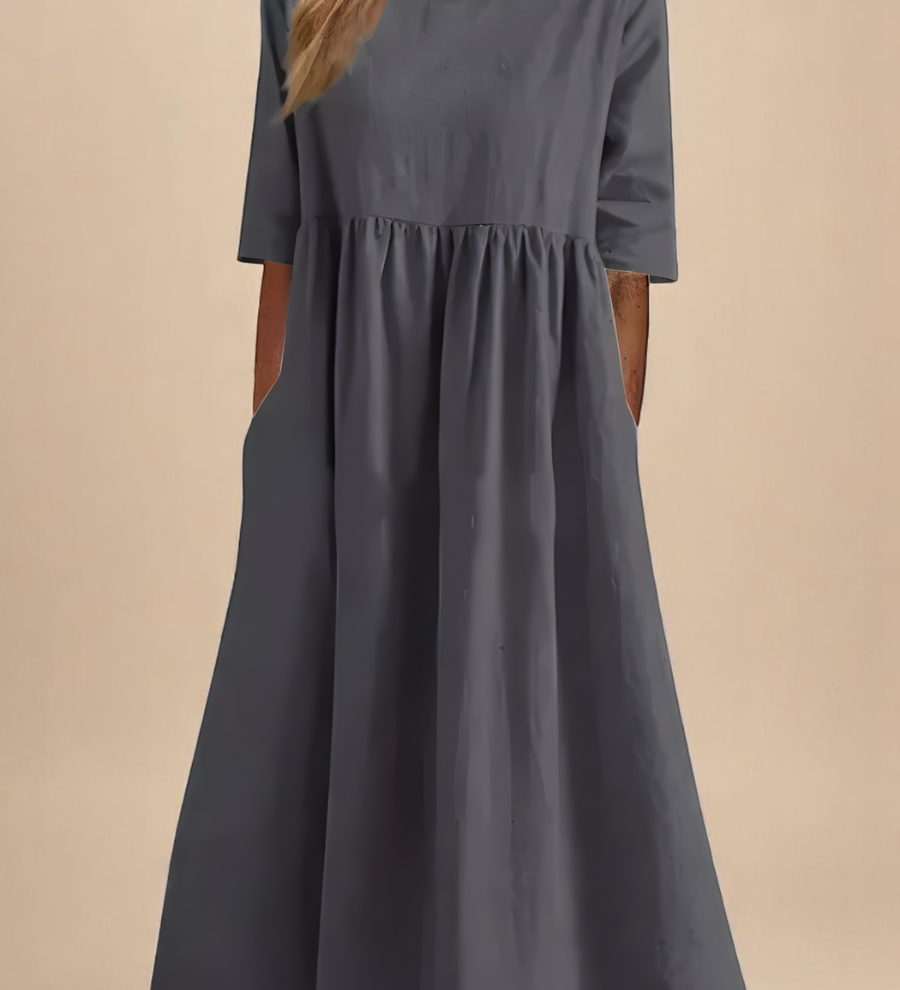 MILA™ – VESTIDO EM ALGODÃO RESPIRÁVEL