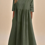 MILA™ – VESTIDO EM ALGODÃO RESPIRÁVEL