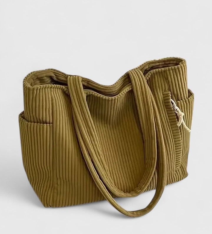 LIORANE™ – SHOPPER CANELADA COM DETALHE DE CORDÃO