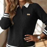 SAFIRA™ – CAMISOLA COM GOLA CONTRASTANTE