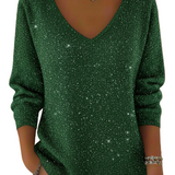 ALICE™ - CAMISOLA FESTIVA DE DECOTE EM V