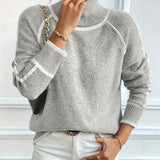 ELLE™ – CAMISOLA DE GOLA ALTA CONFORTÁVEL