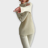 MALVINA™ – CONJUNTO DE MALHA DE CORTE MODERNO