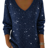 ALICE™ - CAMISOLA FESTIVA DE DECOTE EM V