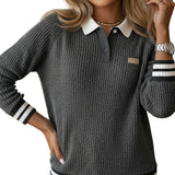 SAFIRA™ – CAMISOLA COM GOLA CONTRASTANTE