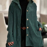 JOANA™ – CASACO DE BOMBAZINE COM CAPUZ E DESIGN ACOLHEDOR