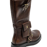 MARISA™ – BOTAS CASTANHAS DE CANO ALTO