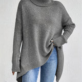 ISA™ – CAMISOLA OVERSIZE DE GOLA ALTA