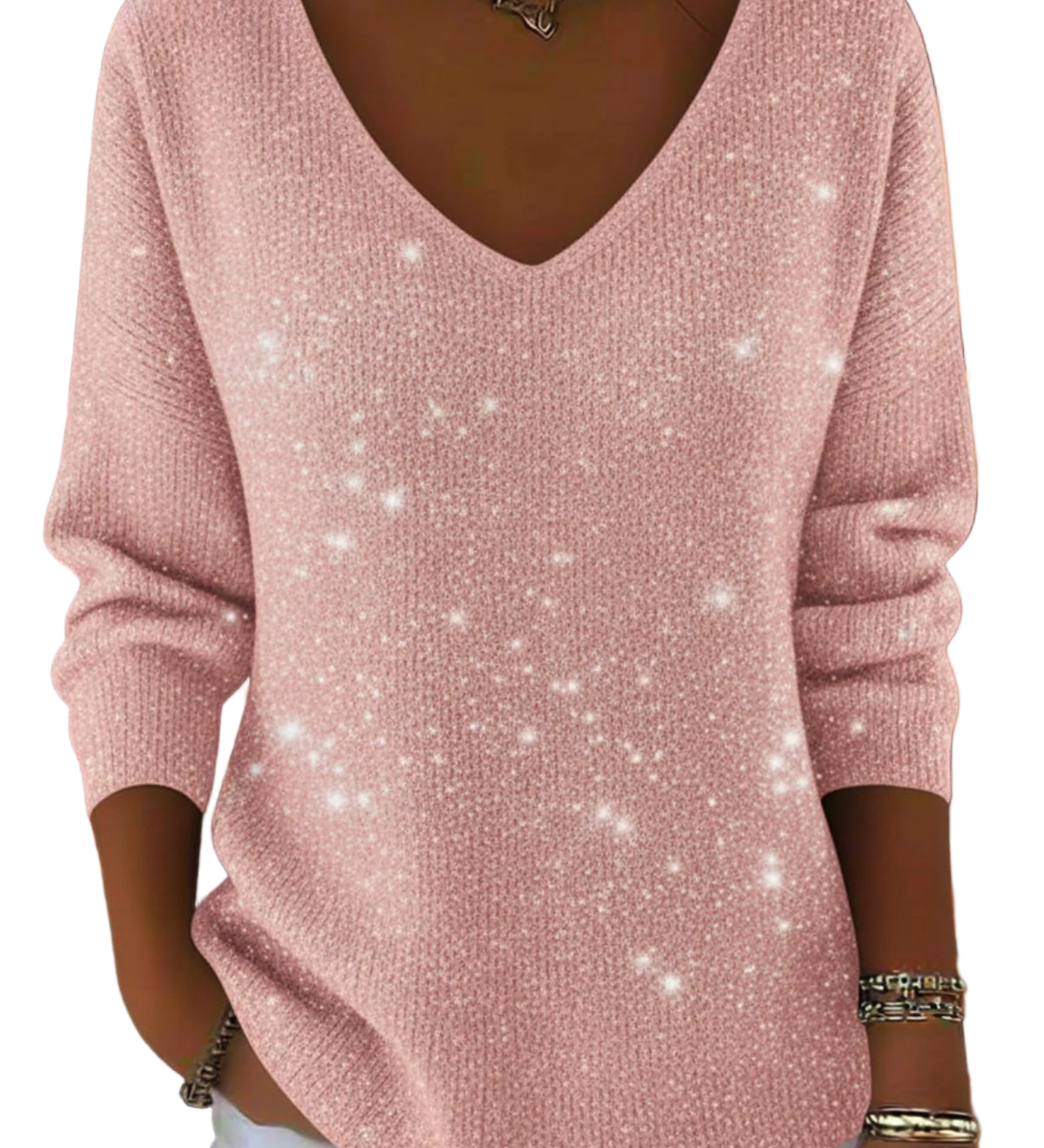 ALICE™ - CAMISOLA FESTIVA DE DECOTE EM V