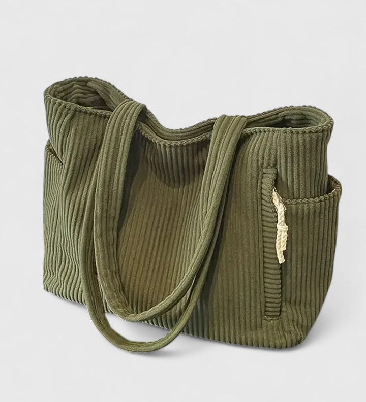 LIORANE™ – SHOPPER CANELADA COM DETALHE DE CORDÃO