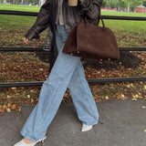 LUISA™ – MALA MINIMALISTA DE CAMURÇA PARA O DIA A DIA