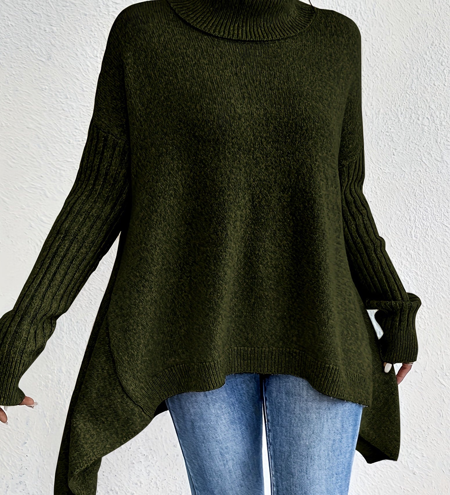 ISA™ – CAMISOLA OVERSIZE DE GOLA ALTA