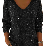 ALICE™ - CAMISOLA FESTIVA DE DECOTE EM V