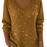 ALICE™ - CAMISOLA FESTIVA DE DECOTE EM V