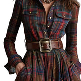 SCARLET™ - VESTIDO CAMISEIRO COM CINTO