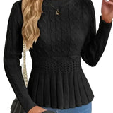 OLIVIA™ - CAMISOLA DE MALHA GROSSA