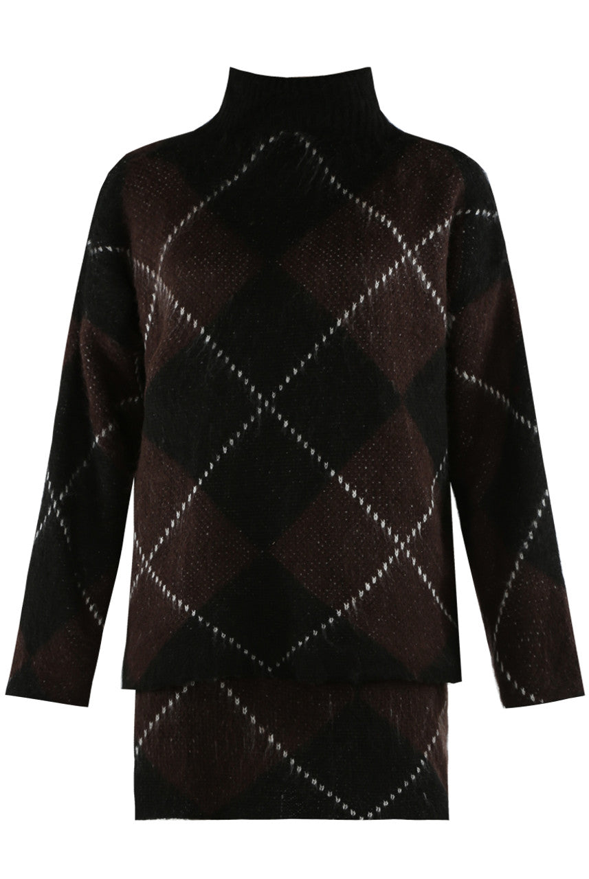 Argyle Jumper And Skirt Set - PRE-ORDER
