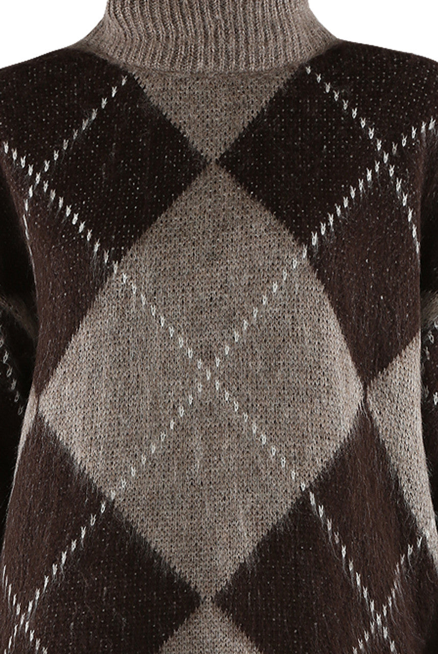 Argyle Jumper And Skirt Set - PRE-ORDER