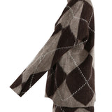 Argyle Jumper And Skirt Set - PRE-ORDER